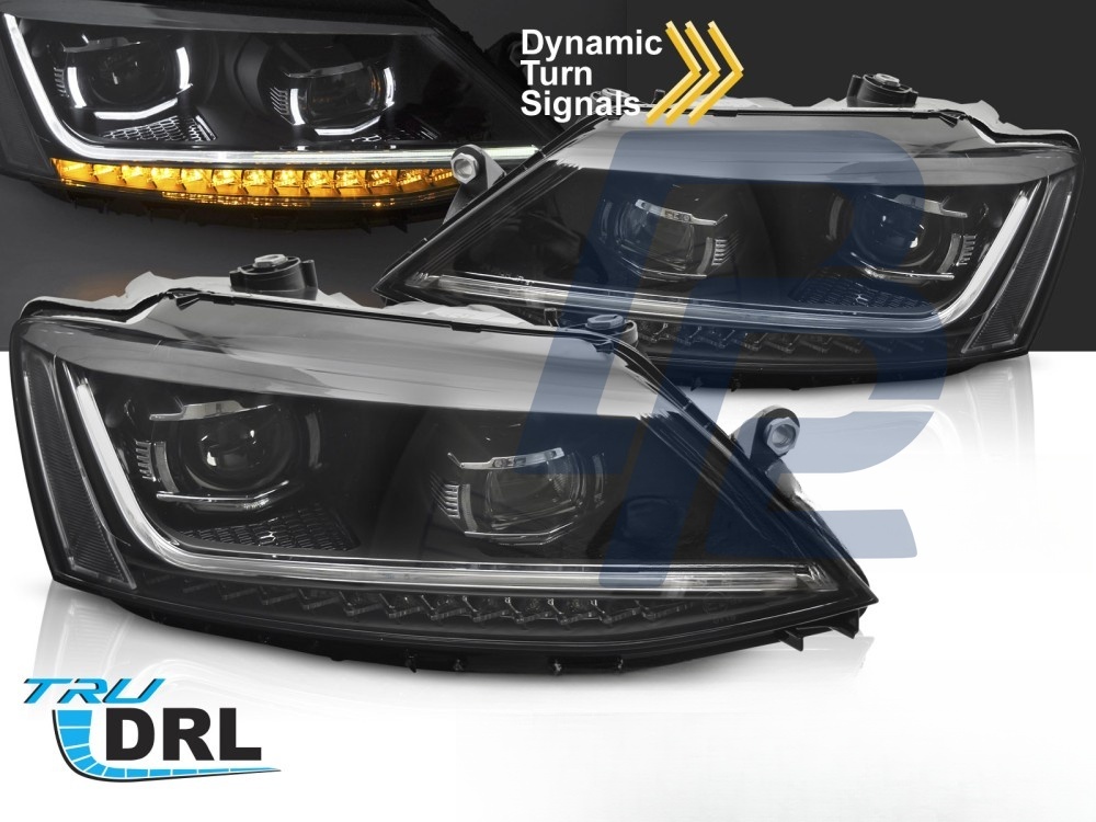 Headlights LED Sequential DRL for VW Jetta VI 2011–2018 - 5