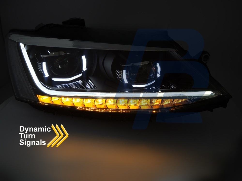 Headlights LED Sequential DRL for VW Jetta VI 2011–2018 - 2