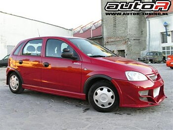 OPEL CORSA C 04+ 3D SIDESKIRTS WARRIOR [AUTOR]