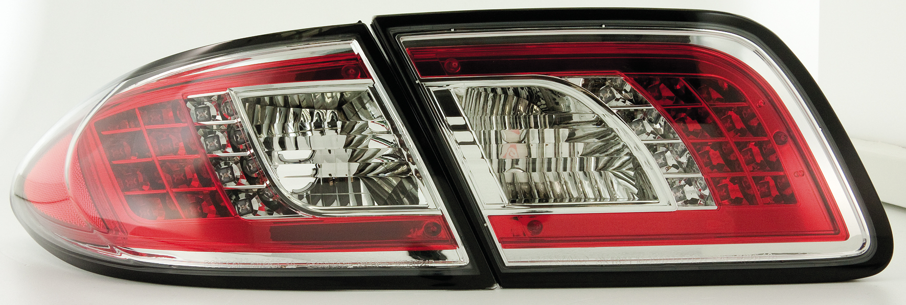MAZDA 6 02-07 LED TAILLIGHTS SET CLEAR (NOT FOR WAGON)