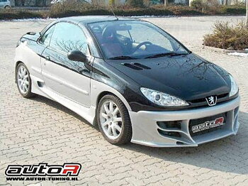 PEUGEOT 206 98-03 CC FRONTBUMPER HUNTER [AUTOR]