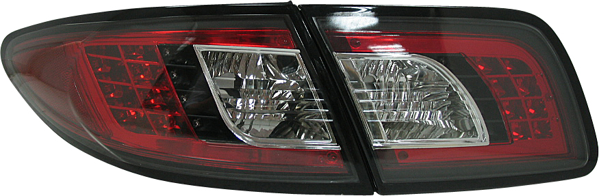 MAZDA 6 02-07 LED TAILLIGHTS SET SMOKE (NOT FOR WAGON)