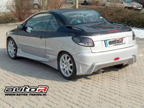 PEUGEOT 206 98-03 CC REARBUMPER HUNTER [AUTOR]
