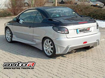 PEUGEOT 206 98-03 CC REARBUMPER HUNTER [AUTOR]
