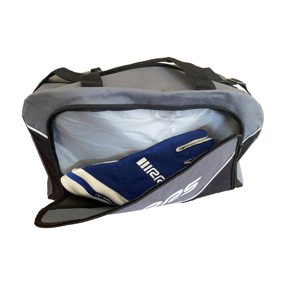 RRS HELMET AND HANS OR RACING SUIT BAG - GREY - 33 LITERS - 3