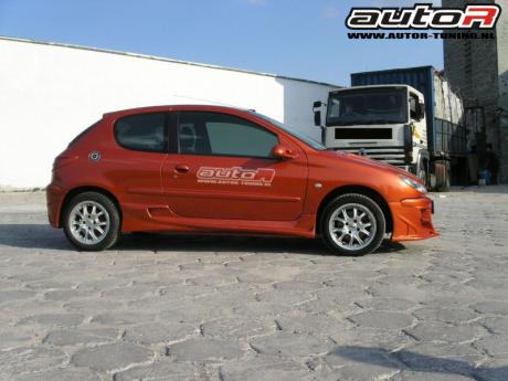 PEUGEOT 206 98-03 3D SIDESKIRTS HUNTER [AUTOR]