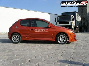 PEUGEOT 206 98-03 3D SIDESKIRTS HUNTER [AUTOR]