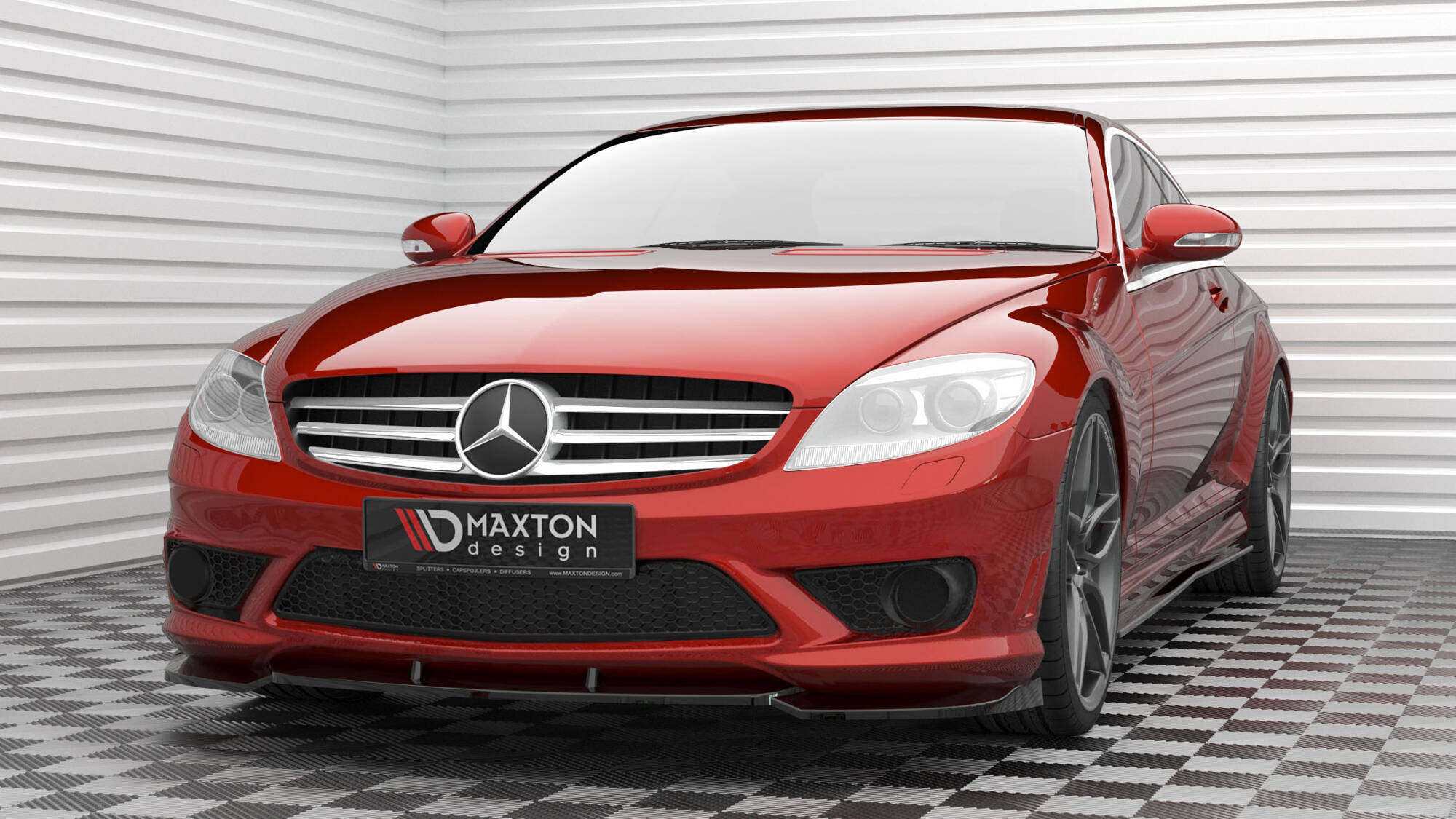 Front Splitter V.2 Mercedes-Benz CL 63 AMG C216 - 4