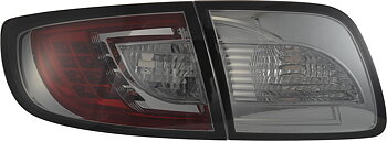 MAZDA 3 4D 03-09 LED TAILLIGHTS SET SMOKE