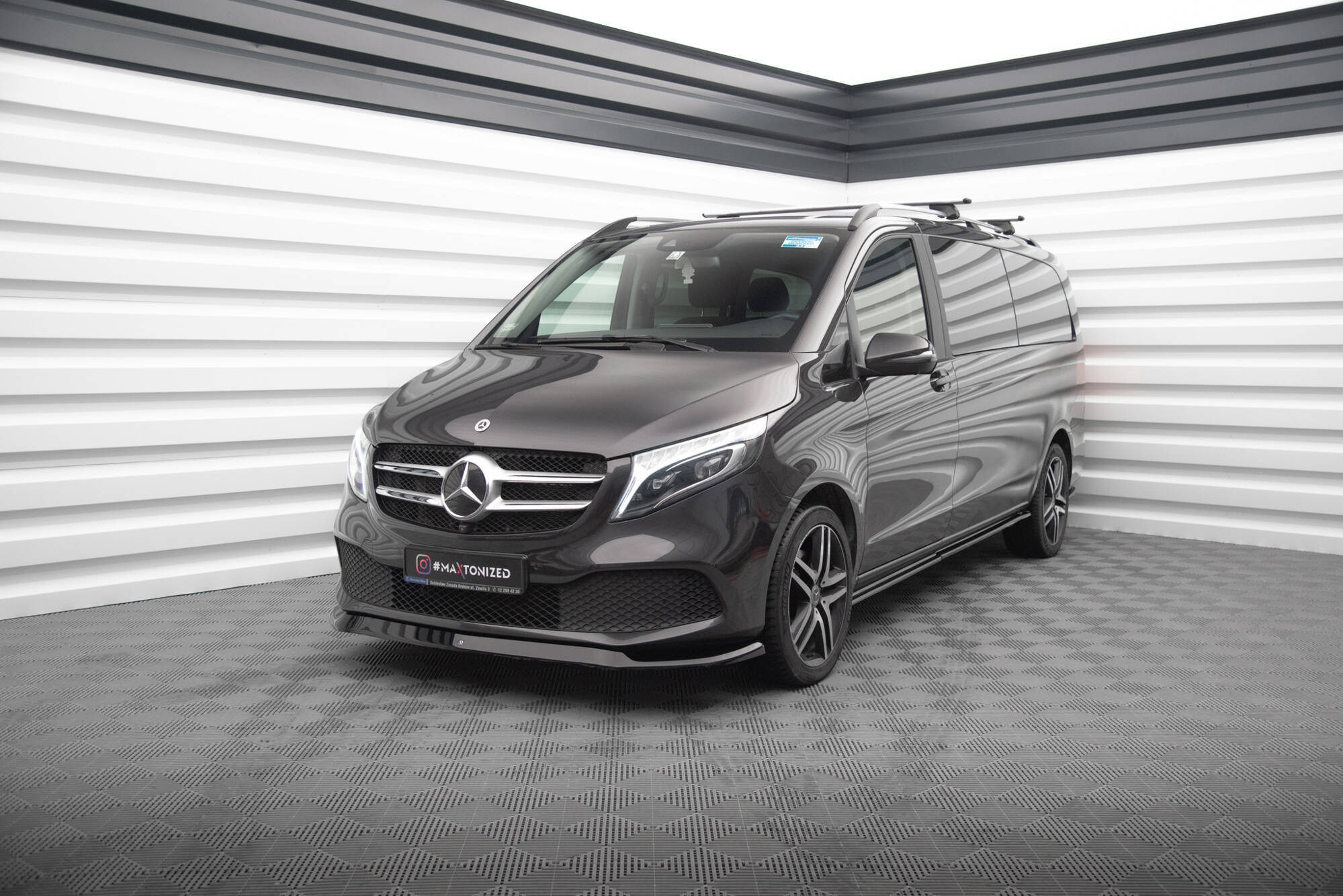 Front Splitter V.1 Mercedes-Benz V-Class W447 Facelift - 2
