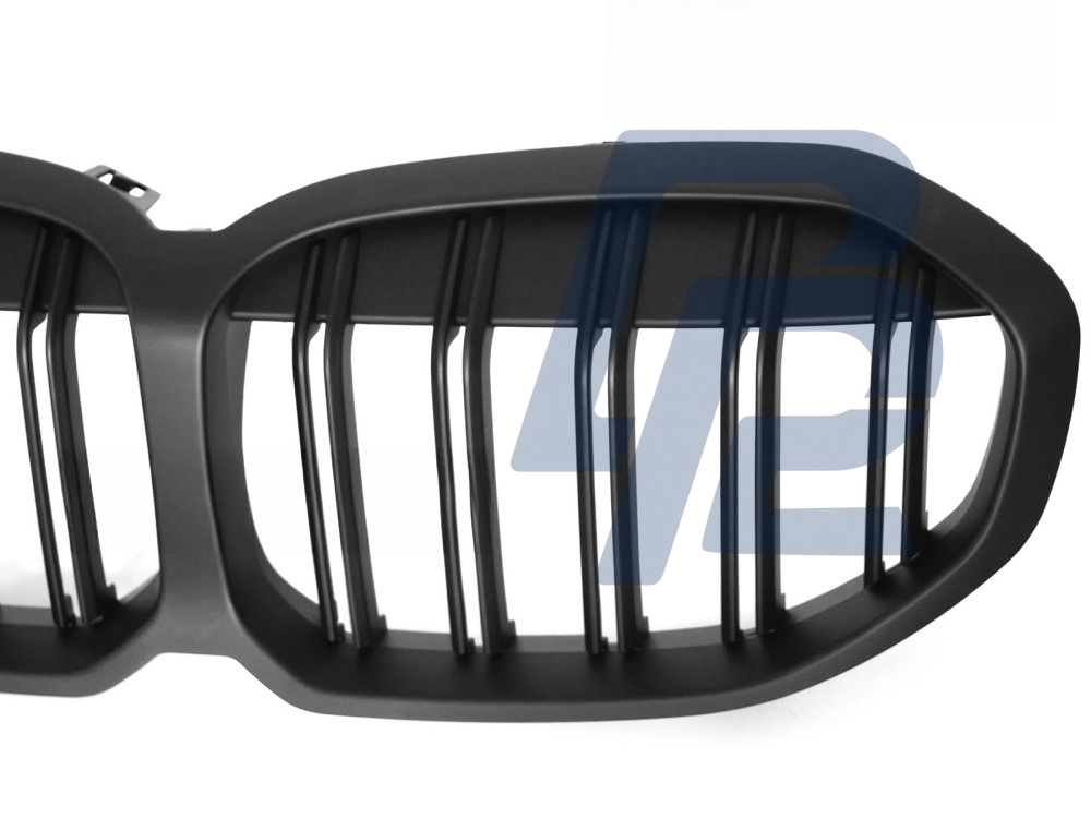 Grille Sport Matt Black Double-Slat for BMW F40 2019–2024 - 3