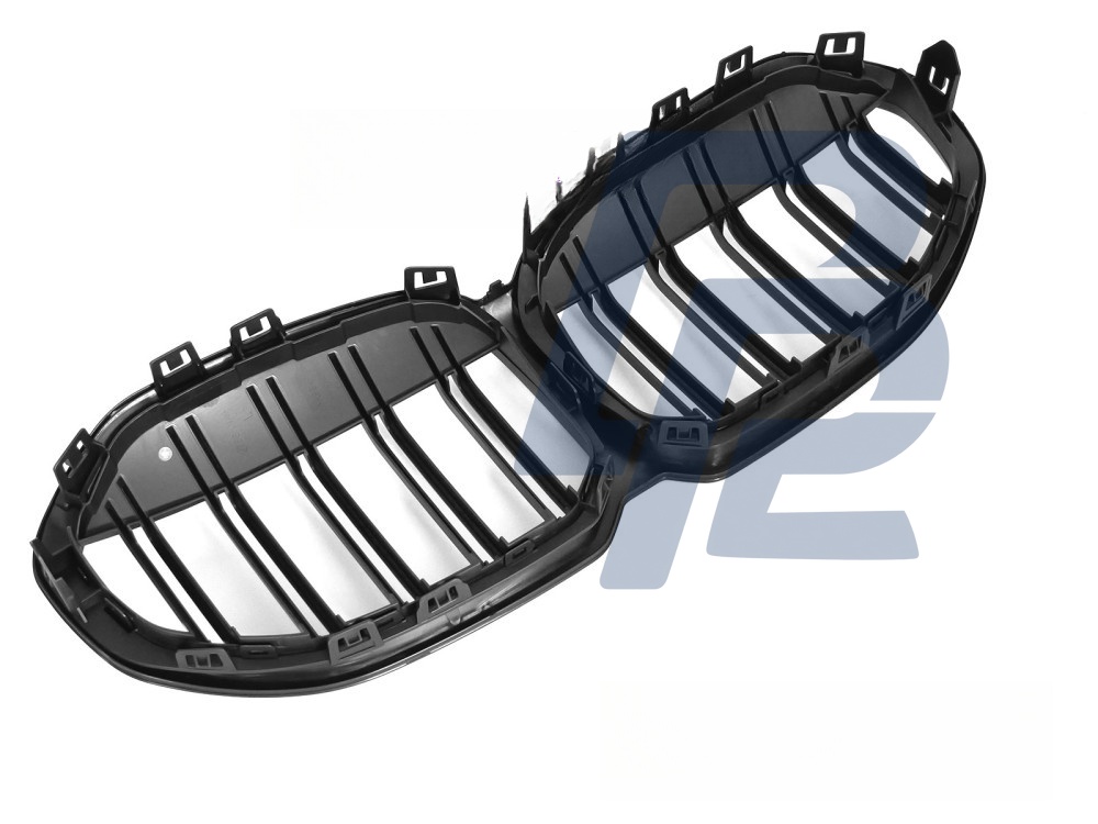 Grille Sport Matt Black Double-Slat for BMW F40 2019–2024 - 4
