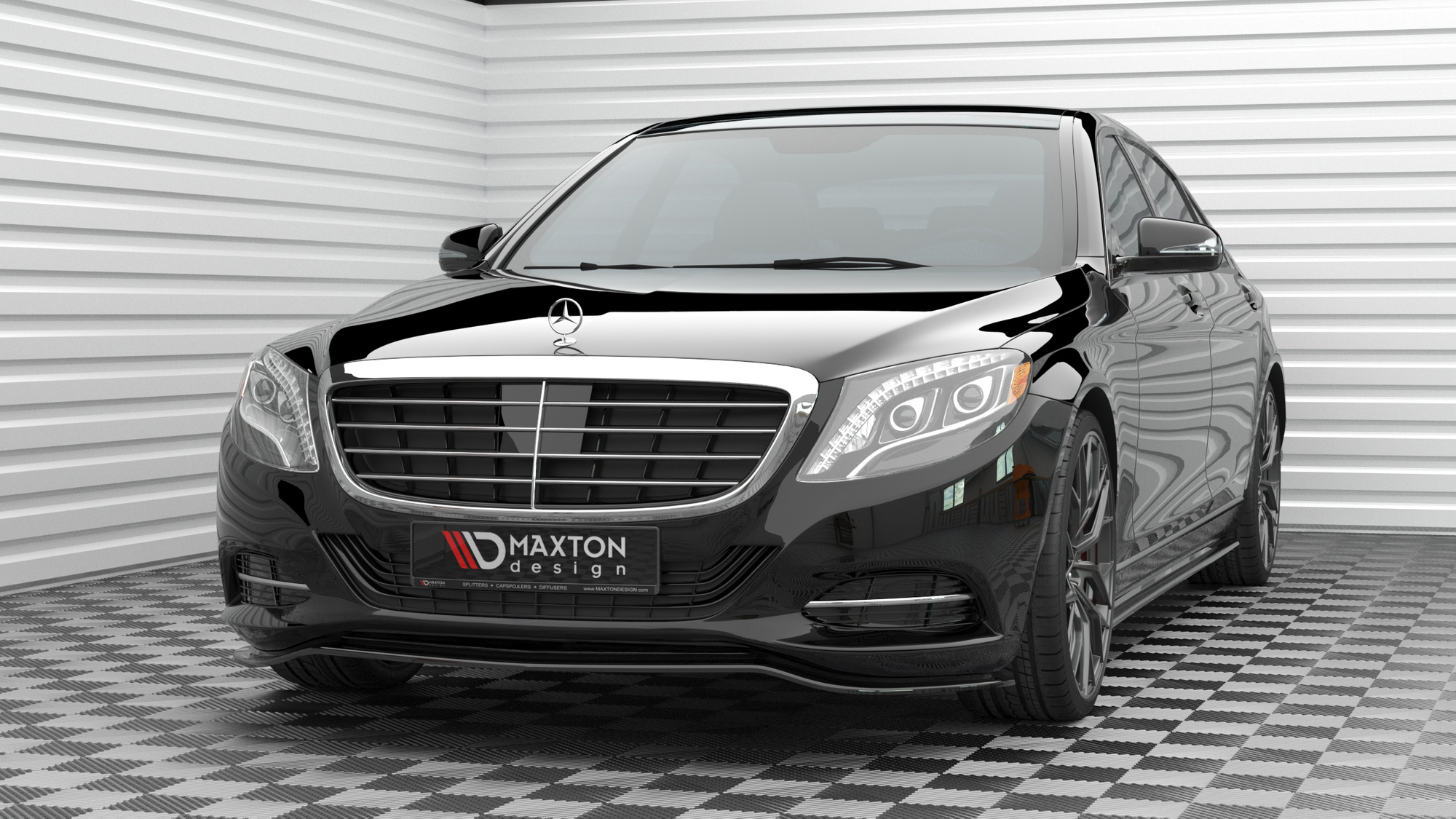 Front Splitter V.1 Mercedes-Benz S W222 - 4