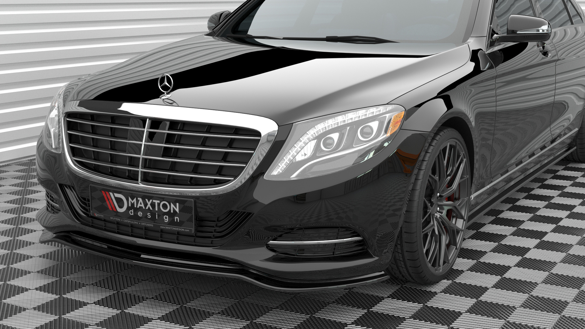 Front Splitter V.1 Mercedes-Benz S W222 - 2