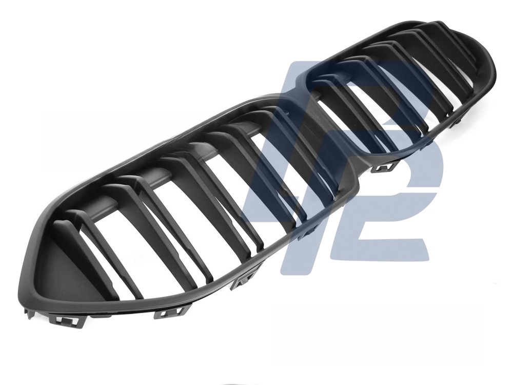 Grille Sport Matt Black Double-Slat for BMW F44 2019–2024 - 2
