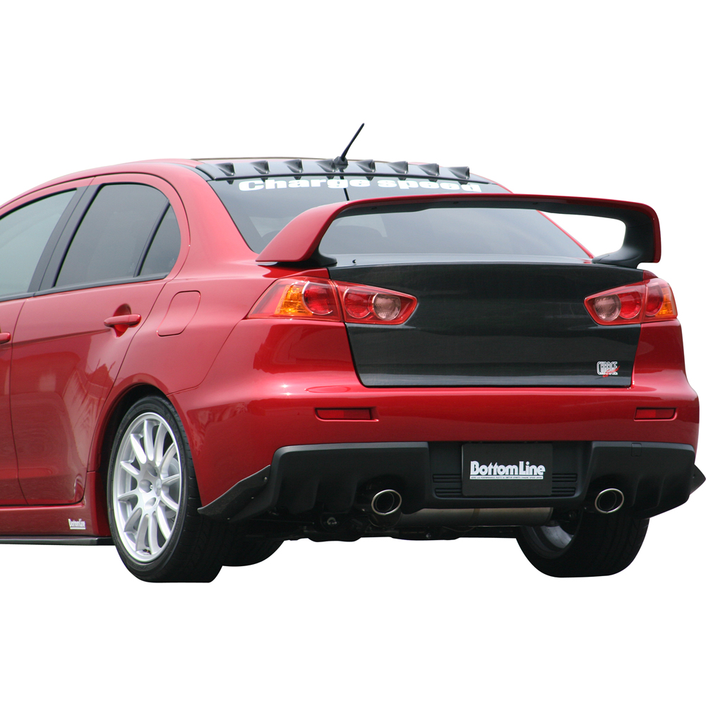 MITSUBISHI EVO X CHARGESPEED BAKRE STÖTFÅNGARELÄPP BOTTOMLINE