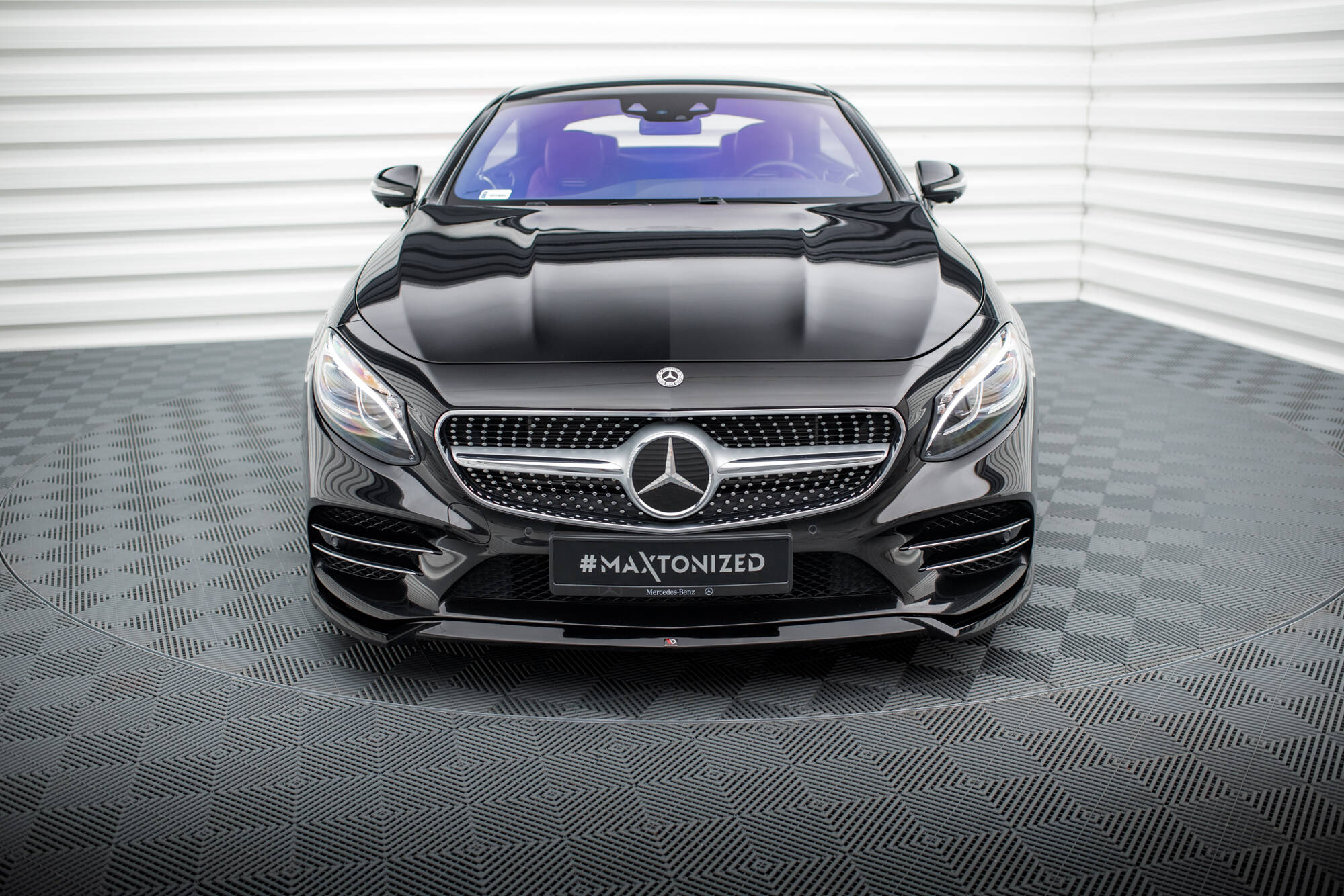 Front Splitter V.1 Mercedes-Benz S Coupe AMG-Line C217 Facelift - 2
