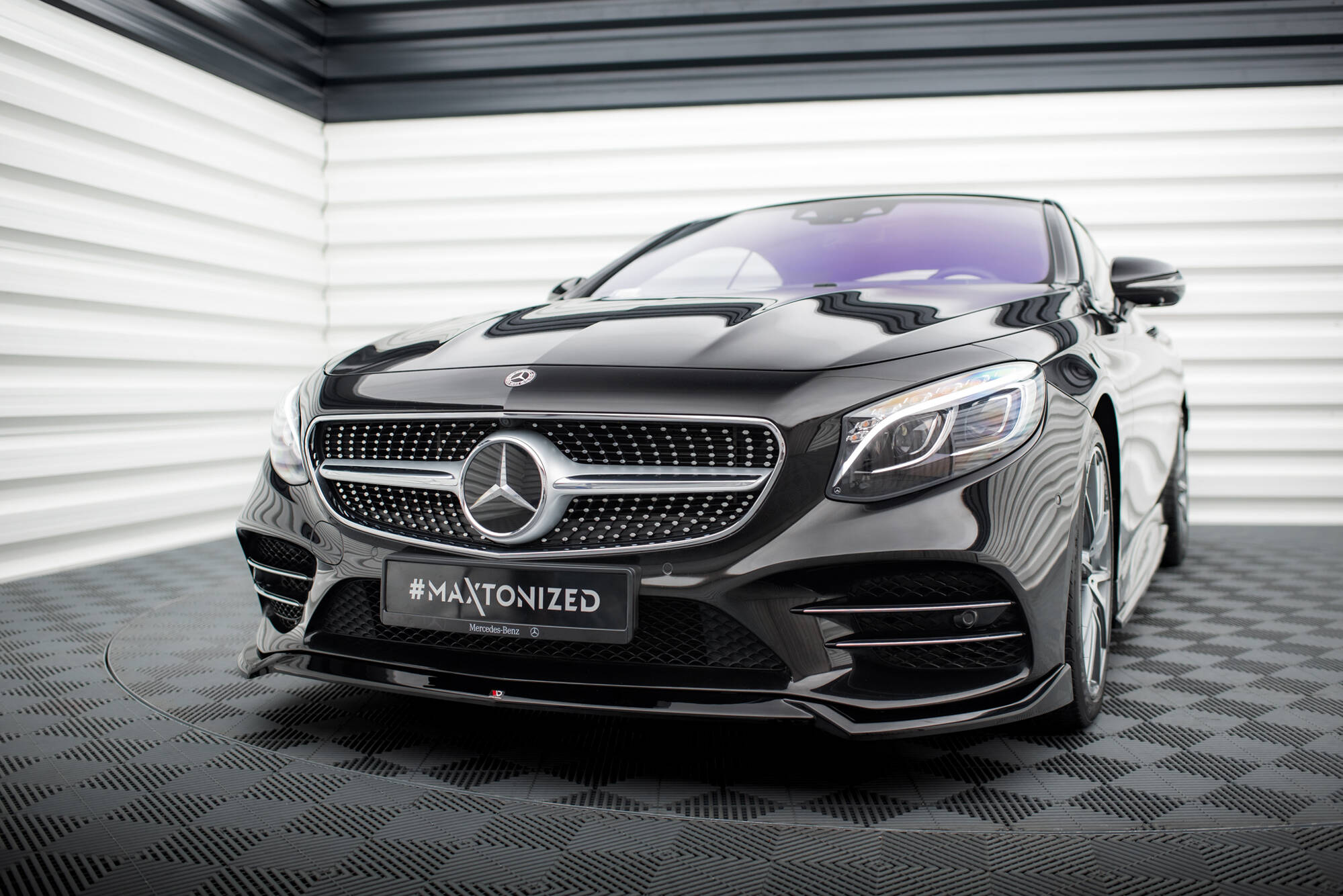 Front Splitter V.1 Mercedes-Benz S Coupe AMG-Line C217 Facelift - 4