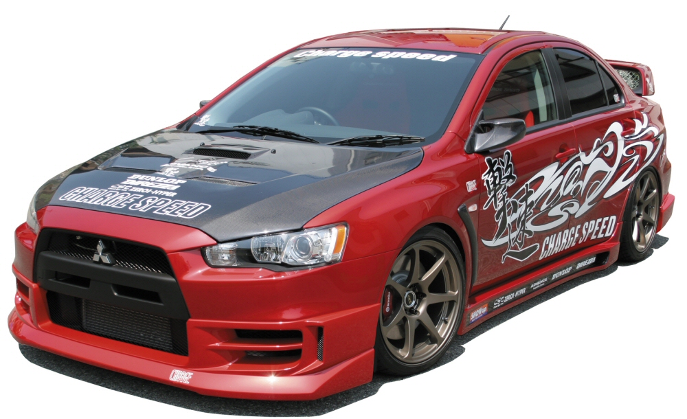 MITSUBISHI EVO X CZ4A HALFTYPE CHARGESPEED FRONT LIP