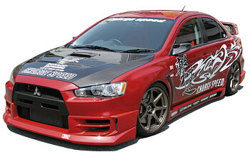MITSUBISHI EVO X CZ4A HALFTYPE CHARGESPEED FRONT LIP