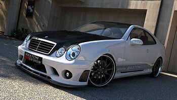 Front Splitter Mercedes CLK W208 (For ME-CLK-208-AMG204-F1 Bumper)