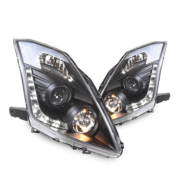 NISSAN 350Z 03-09 HEADLIGHTS SET BLACK