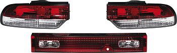 NISSAN S13 TAILLIGHTS SET RED/CLEAR
