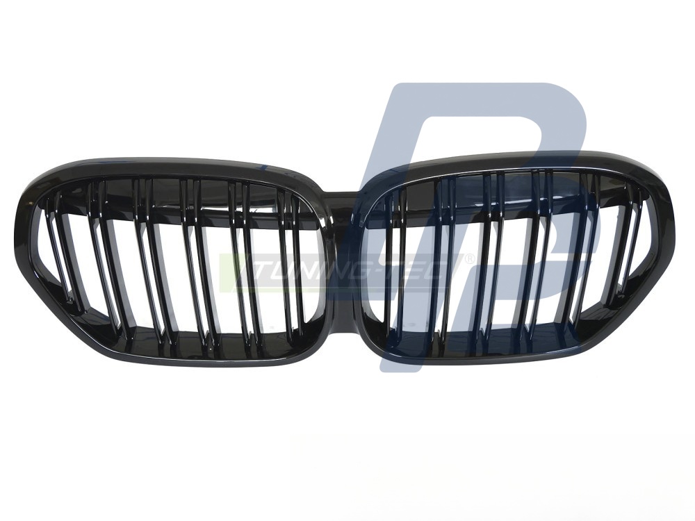 Grille Sport Gloss Black Double for BMW X1 F48 LCI 2020–2022 - 4