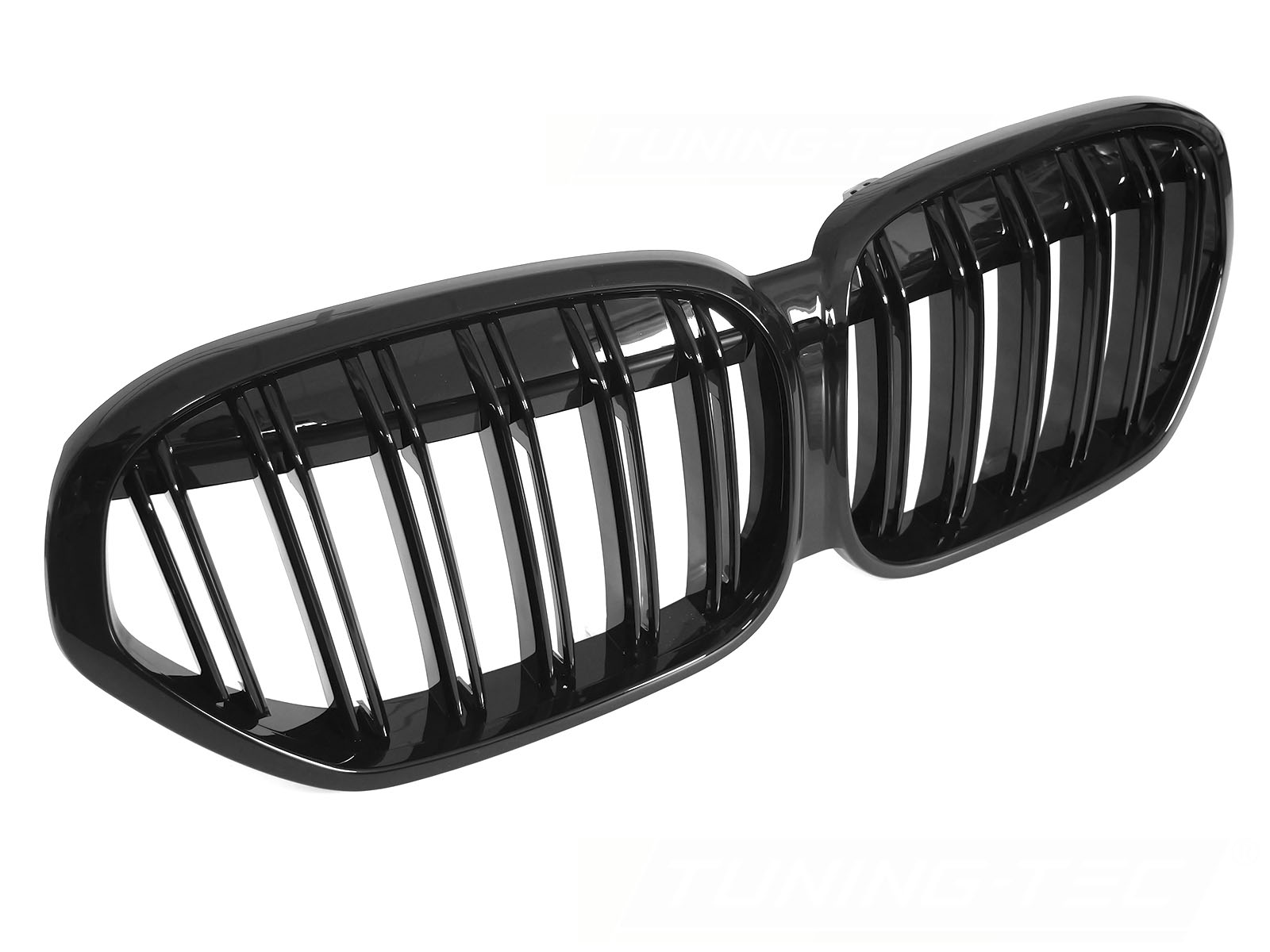 GRILL SPORT BLANK SVART DOUBLE TILL BMW X1 F48 LCI 2020-2022