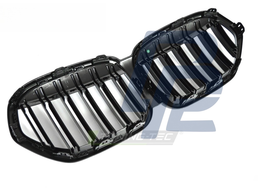 Grille Sport Gloss Black Double for BMW X1 F48 LCI 2020–2022 - 2