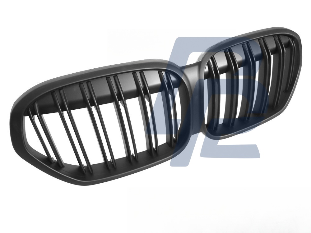 Grille Sport Matt Black Double-Slat for BMW X1 F48 LCI 2020–2022 - 2