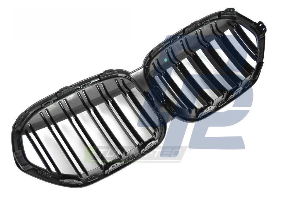 Grille Sport Matt Black Double-Slat for BMW X1 F48 LCI 2020–2022 - 4
