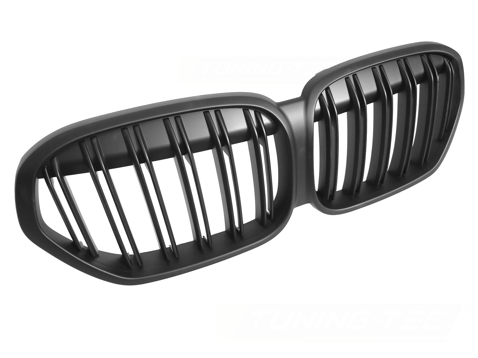 GRILL SPORT SVART MATT DUBBELRIBBAD TILL BMW X1 F48 LCI 2020-2022