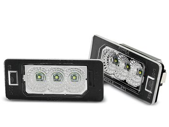 LICENSE LED LIGHTS BMW E90 E91 E92 E93 E39 E60 E61 E70 E71 E82 E88 LED CREE CLEAR