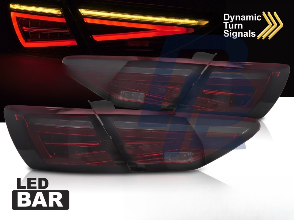 LED Tail Lights Red/Smoked for Seat Leon III 5F 12-20 Hb OEM Bulb - 4