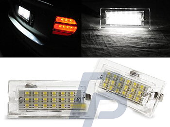 LICENSE LED LIGHTS BMW X5 E53 / X3 04-06 LED