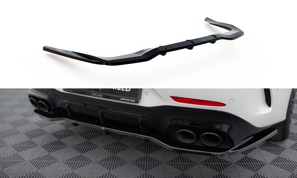 Central Rear Splitter (Vertical Bars) Mercedes-AMG GT 43 4 Door Coupe V8 Styling Package
