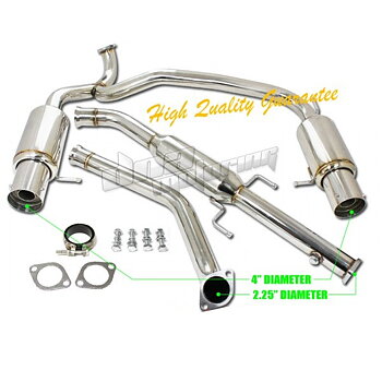 HYUNDAI TIBURON/COUPE 03-06 2.7 V6 DUAL CATBACK EXHAUST