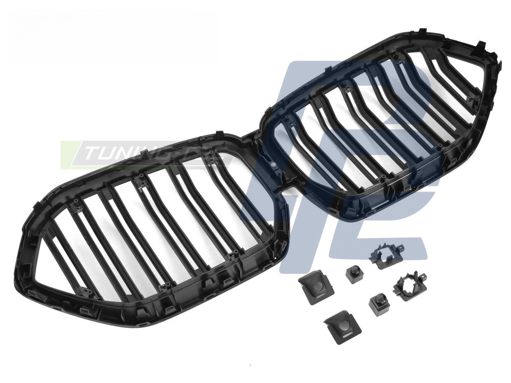 Grille Sport Matt Black Double-Slat for BMW X6 G06 2019–2023 - 4