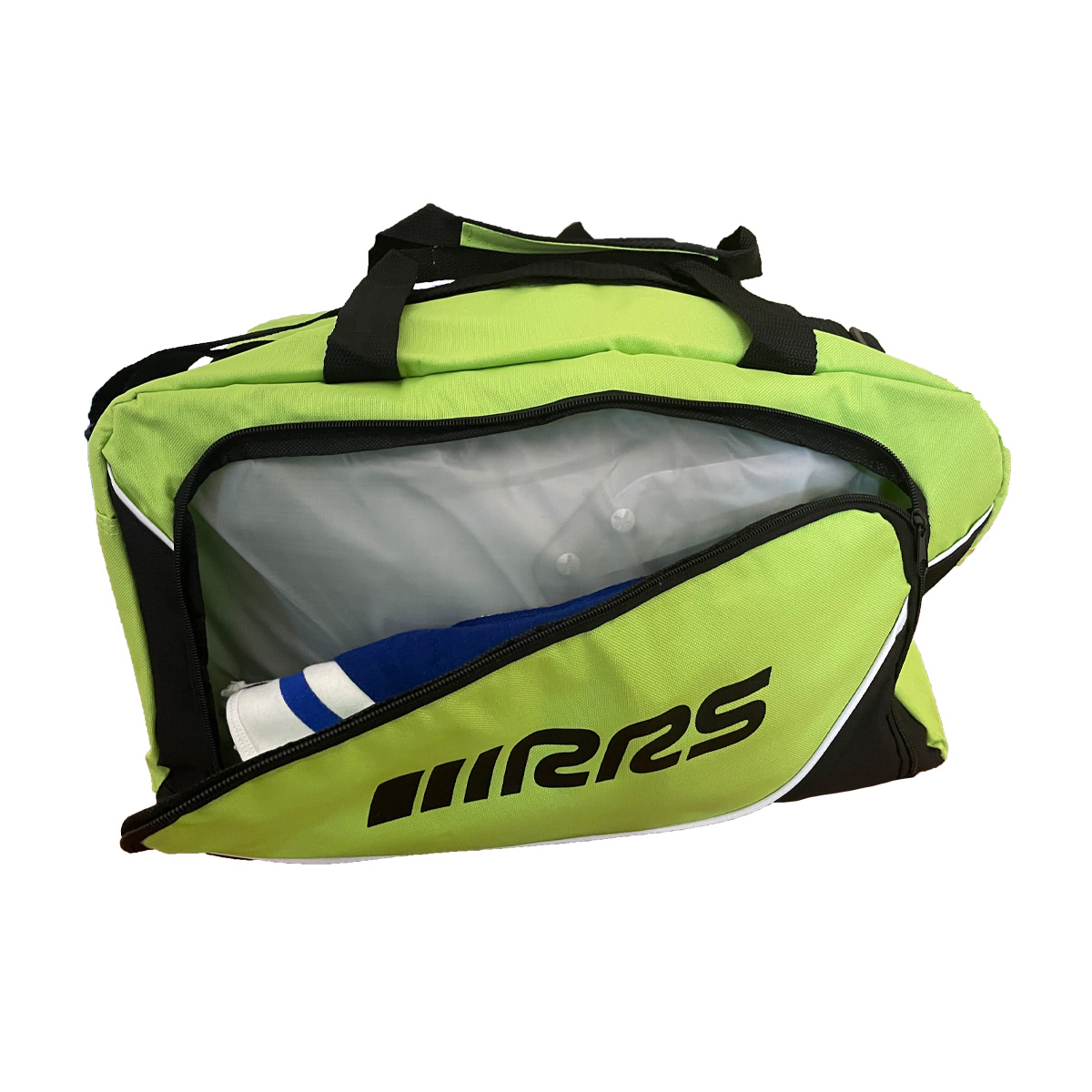RRS HELMET AND HANS OR RACING SUIT BAG - GREEN - 33 LITERS - 2