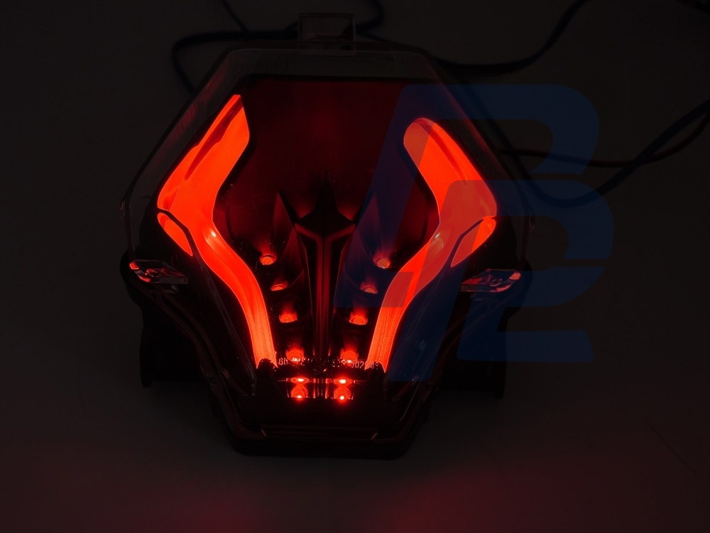 LED Tail Light Black for Yamaha Yzf-R25 / Yzf-R3 / Mt-07 / Fz-07 2014–2019 - 4