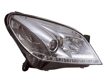 OPEL ASTRA H 04-07 HEADLIGHTS SET DRL CLEAR (ELECTRIC)