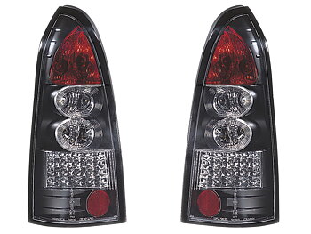 OPEL ASTRA G WAGON 98-04 LED TAILLIGHTS SET BLACK