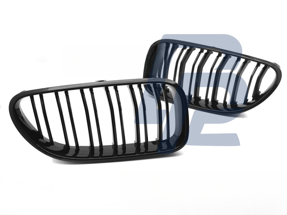 Grille Sport Gloss Black Double-Slat for BMW F12 / F13 2011–2018 - 2