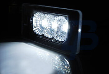 LICENSE LED LIGHTS BMW E90 E91 E92 E93 E39 E60 E61 E70 E71 E82 E88 LED CREE CLEAR