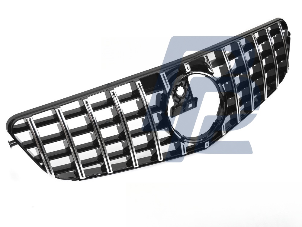 Grille Sport Black/Chrome for Mercedes W204 / S204 2007–2014 - 3