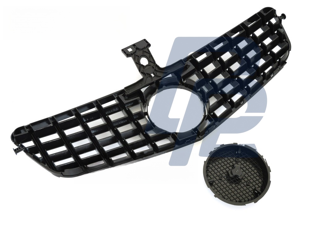 Grille Sport Black/Chrome for Mercedes W204 / S204 2007–2014 - 5