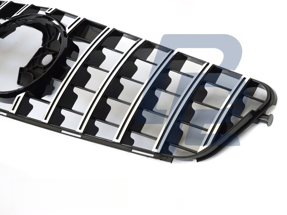 Grille Sport Black/Chrome for Mercedes W204 / S204 2007–2014 - 2