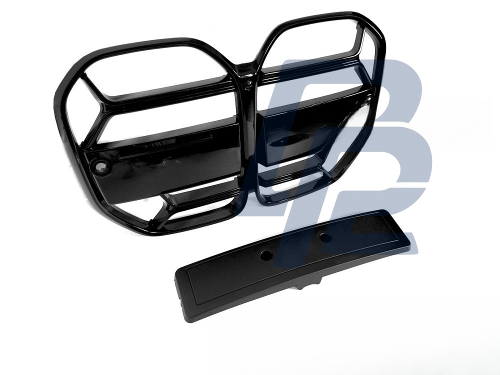 Grille Sport Style Gloss Black for BMW G22 G23 2020–2024 - 4