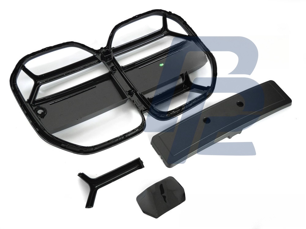 Grille Sport Style Gloss Black for BMW G22 G23 2020–2024 - 3